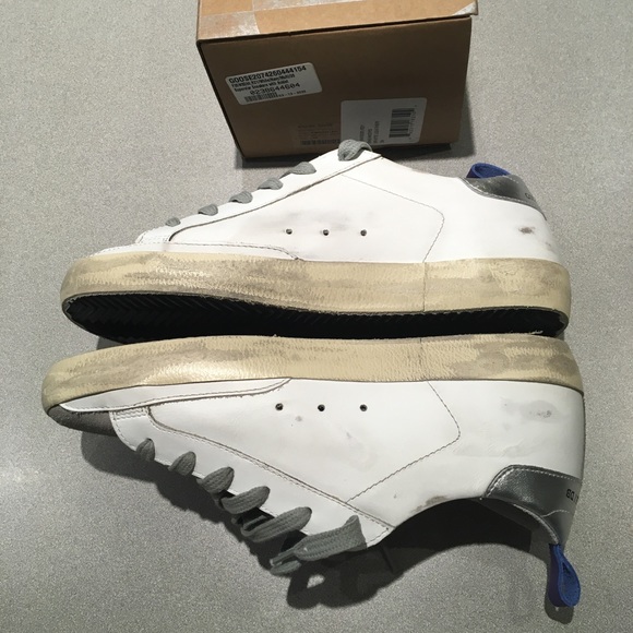 Golden Goose Superstar White/Navy/Multi sz 39 NIB - Picture 6 of 8